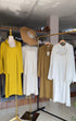 Casual Linen Dress With Collar Shirts